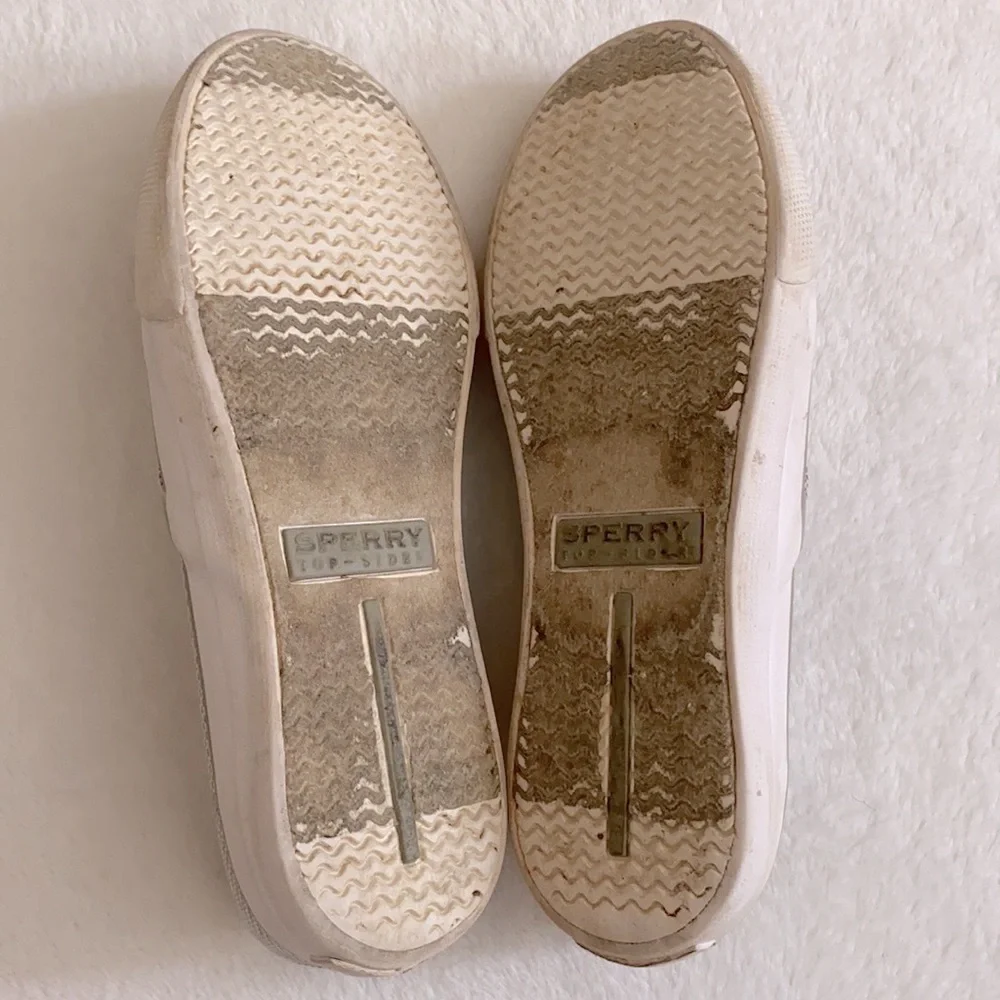 Sperry | Top-Sider Seaside Slip On Mesh Sneaker YG54592 Silver Metallic (1.5) - Picture 13 of 16
